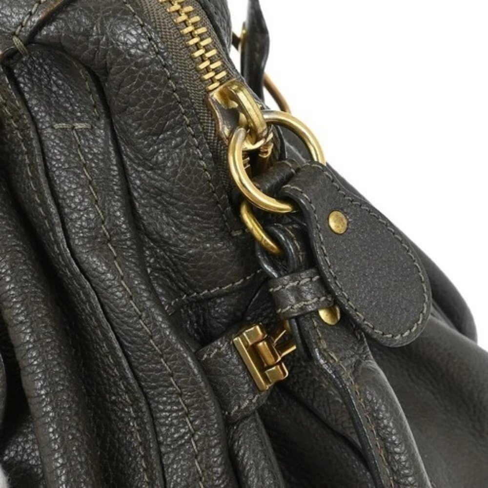 Chloe Brown Paraty 2way Handbag 04-11-50 155941 - Picture 5 of 10